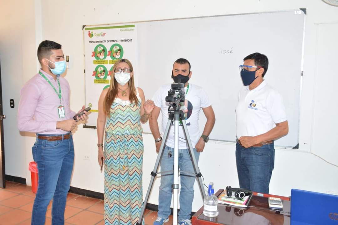 Visita de Funcionarios de la secretaria de Salud y Secretaria de Educación Departamental